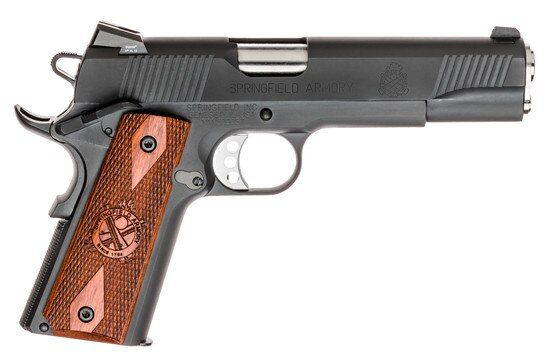 Springfield Armory 1911 Loaded .45 ACP Handgun with Cocobolo grips